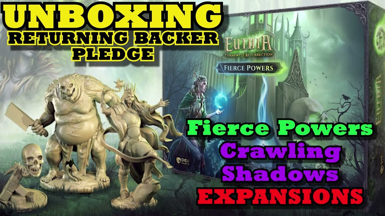 Euthia: ToR: Fierce Powers + Crawling Shadows Expansions [Returning Backer Pledge] [Gamefound]