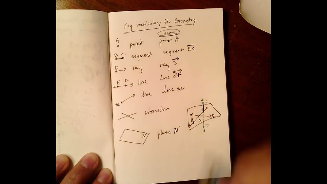 Basics of points, rays, lines, and segments