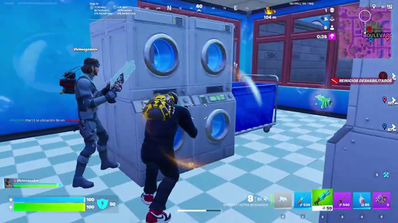RATAS BAJO EL PUENTE Y EN LA LAVANDERÍA | FORTNITE | LOS PRIMATES