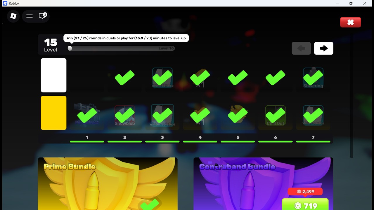 i buy prime Bundle in rivals