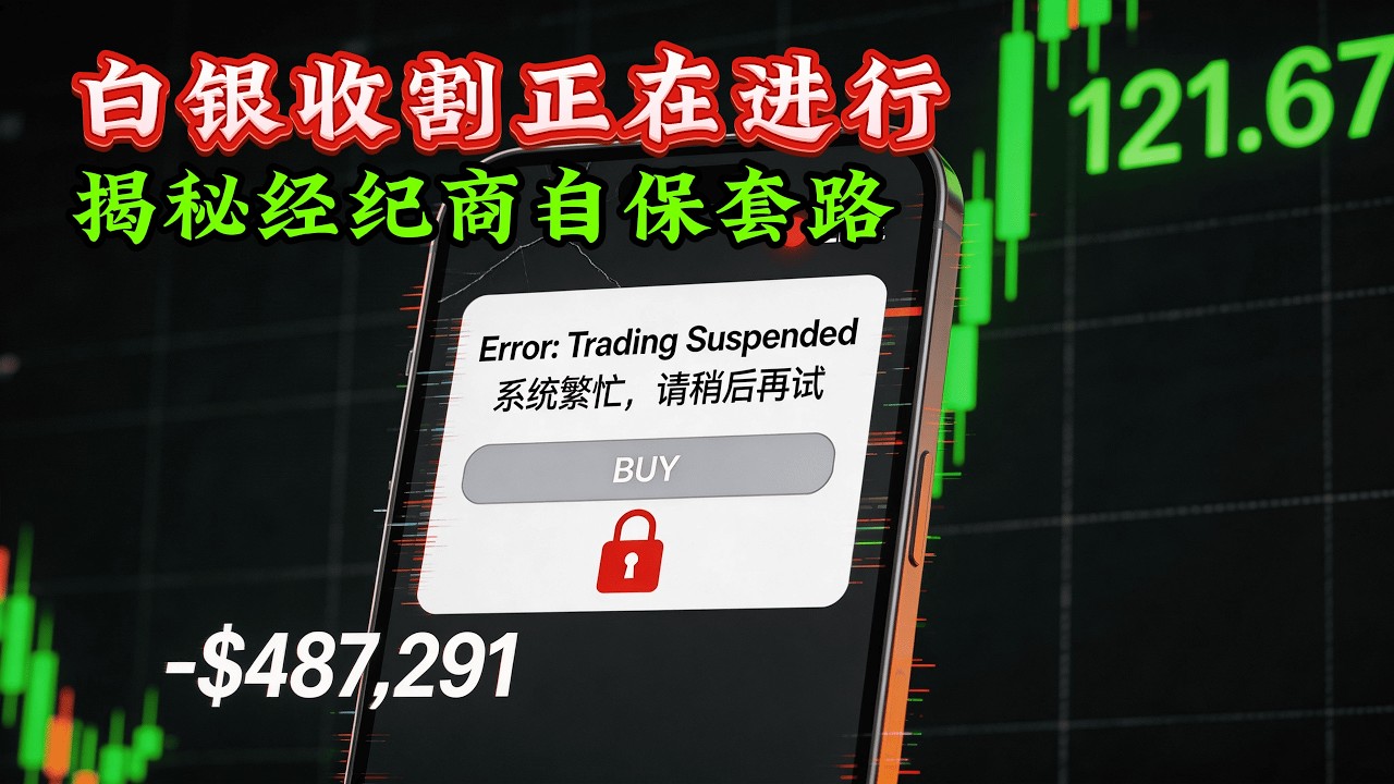 复制GME剧情！白银暴涨背后的金融战争：为什么你的账户会被锁定？实物才是唯一出路。#白银 #金融危机 #华尔街内幕 #散户反击 #投资理财 #实物贵金属 #避险资产 #市场操纵 #白银大挤压