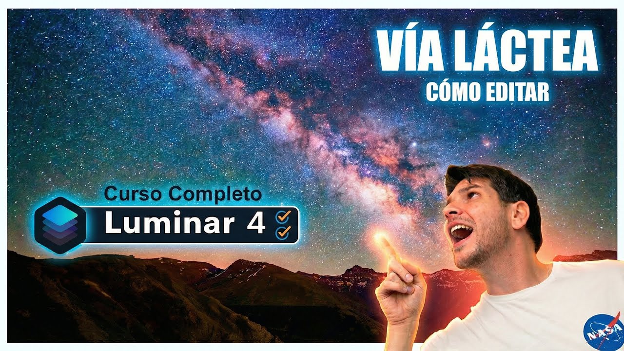 Cómo EDITAR la VÍA LÁCTEA en LUMINAR 4 🌌 | Tutorial Paso a Paso y Errores Comunes