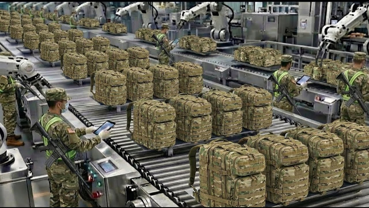 Inside a Military Backpack Factory | How Tactical Backpacks Are Made (Full Process)