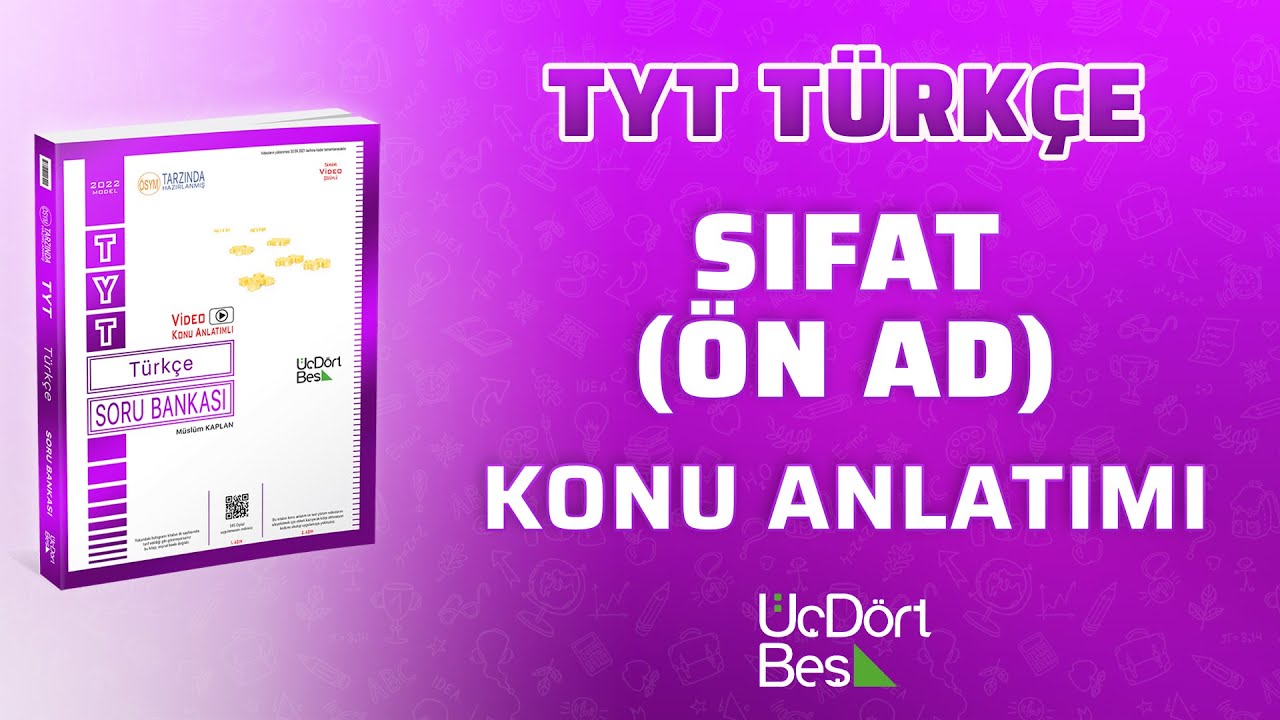 SIFAT(ÖN AD) | 2022 TYT TÜRKÇE | 345 YAYINLARI