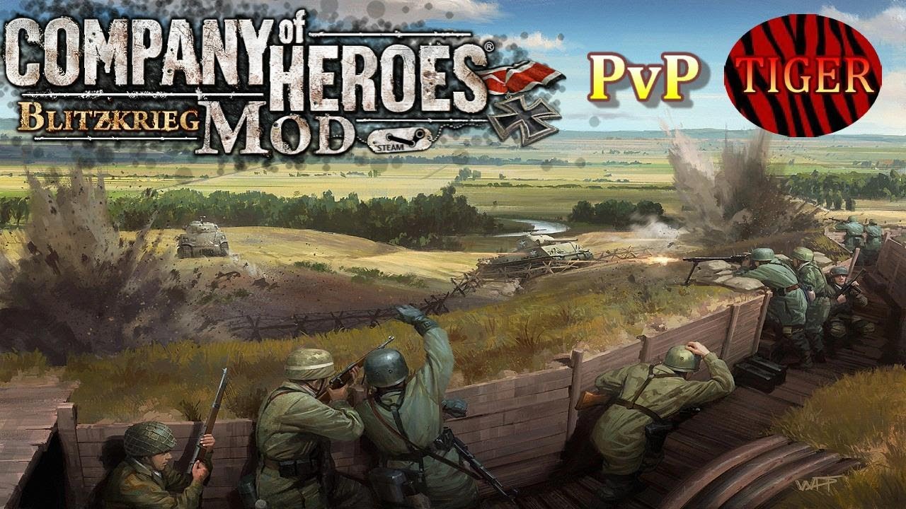 CoH Blitzkrieg Mod PvP _ 3v3 Luft Gameplay - Epic Struggle