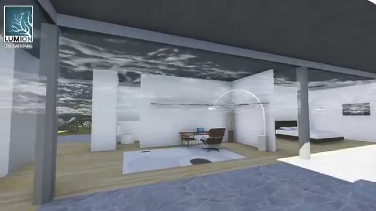 Pierre Koenig Johnson House/Riebe House animation