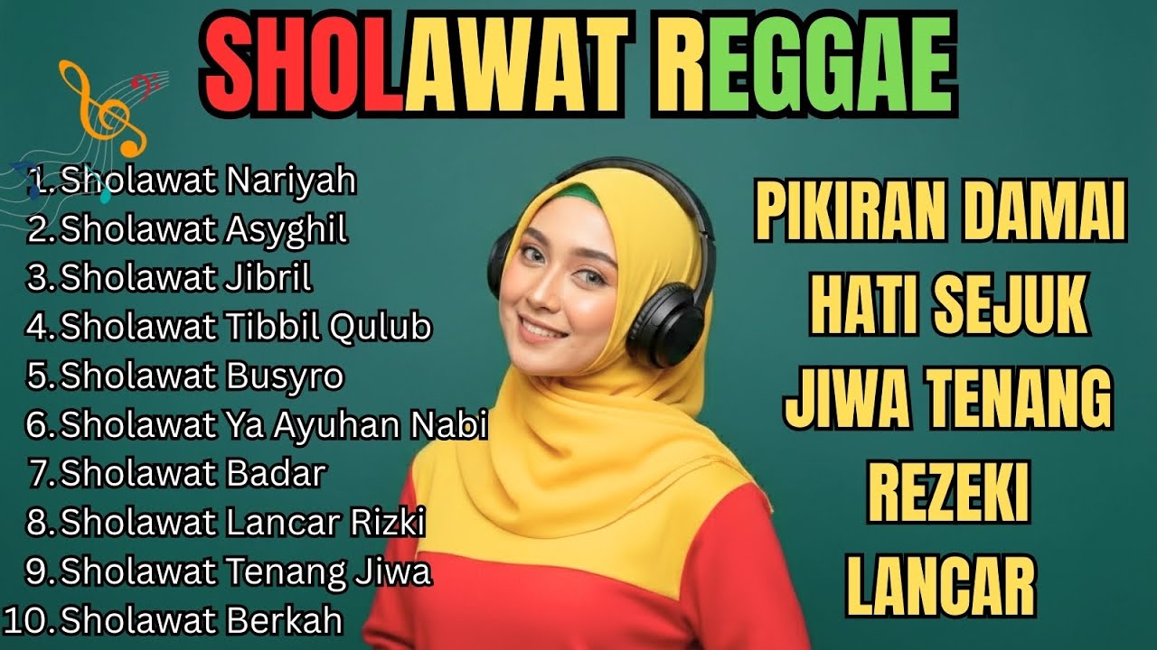 🎶 Sholawat Reggae Merdu Santai | Jiwa Jadi Lebih Damai ✨