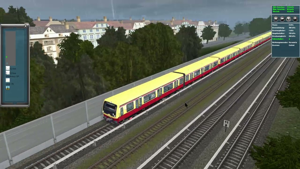 PTP2 - S-Bahn Berlin - Hauptbahnhof - Spandau BR481 S3 [Pro Train Perfect 2] [Trainz 2010]