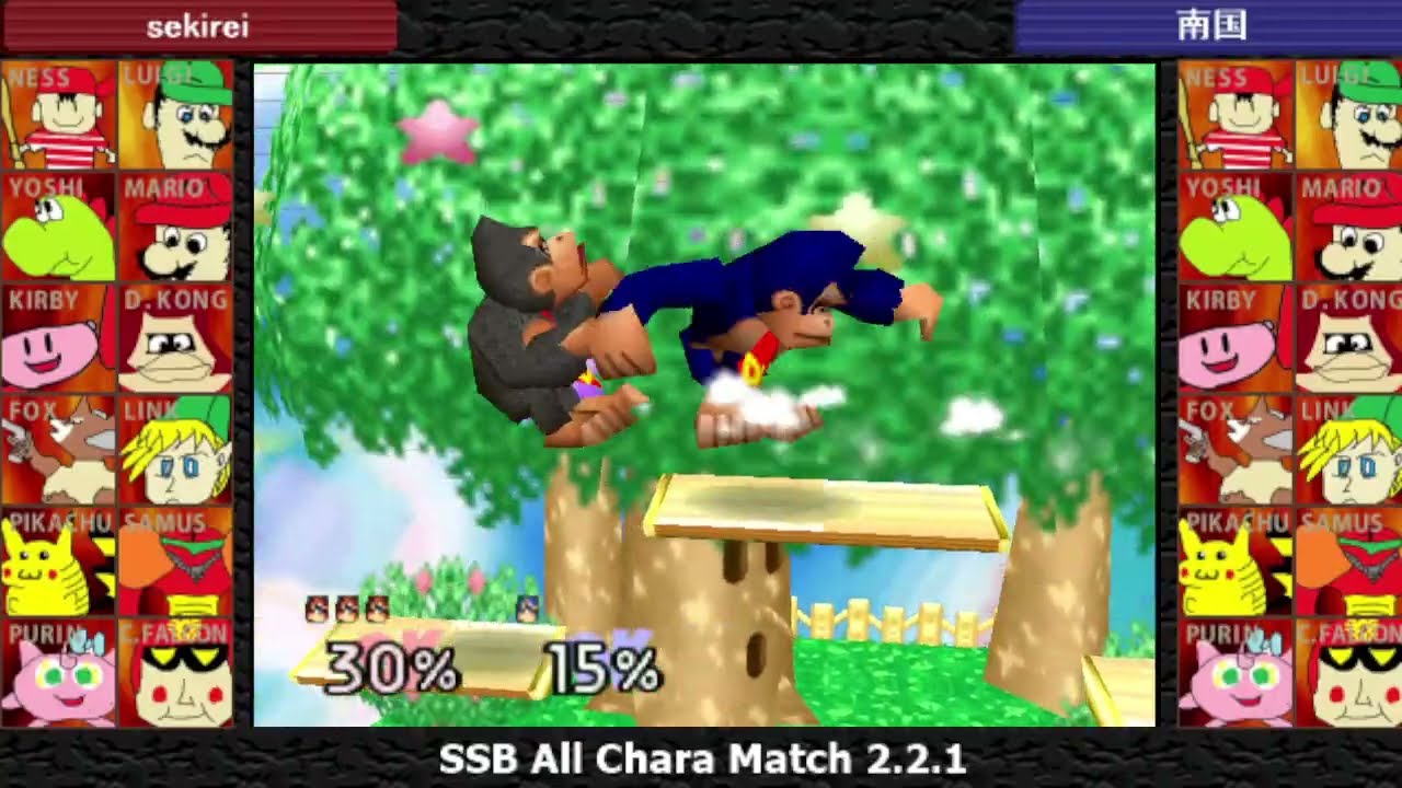 【ネトスマ】南国さんと12キャラ【SSB64】