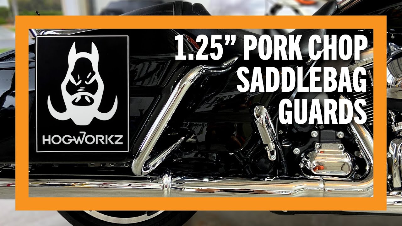 Installing HogWorkz Pork Chop Saddlebag Guards on my Harley Davidson Street Glide #harleydavidson