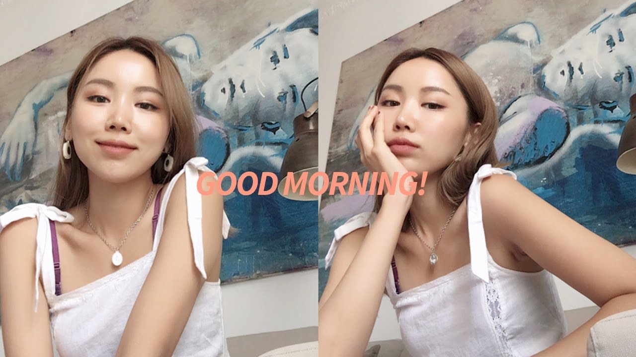 (ENG) GRWM | 9AM 잠깨며 같이준비해요! Makeup & Outfit