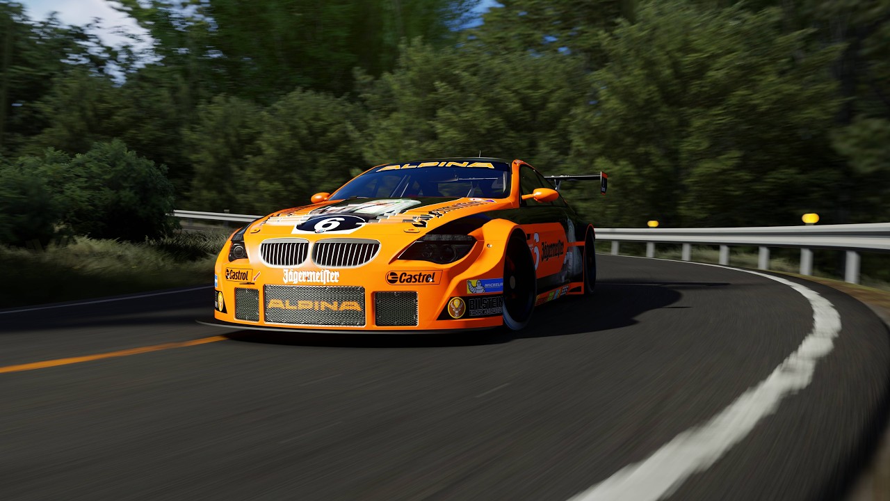 Alpina B6 GT3 en Akina DownHill | Assetto Corsa