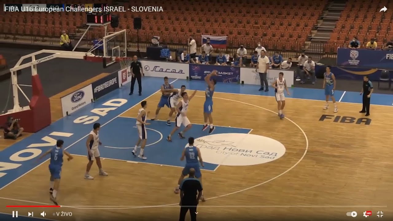 Jan Vide 34 Pts + 10 Reb (Slovenia)  vs Israel; u16 Euro Challenger