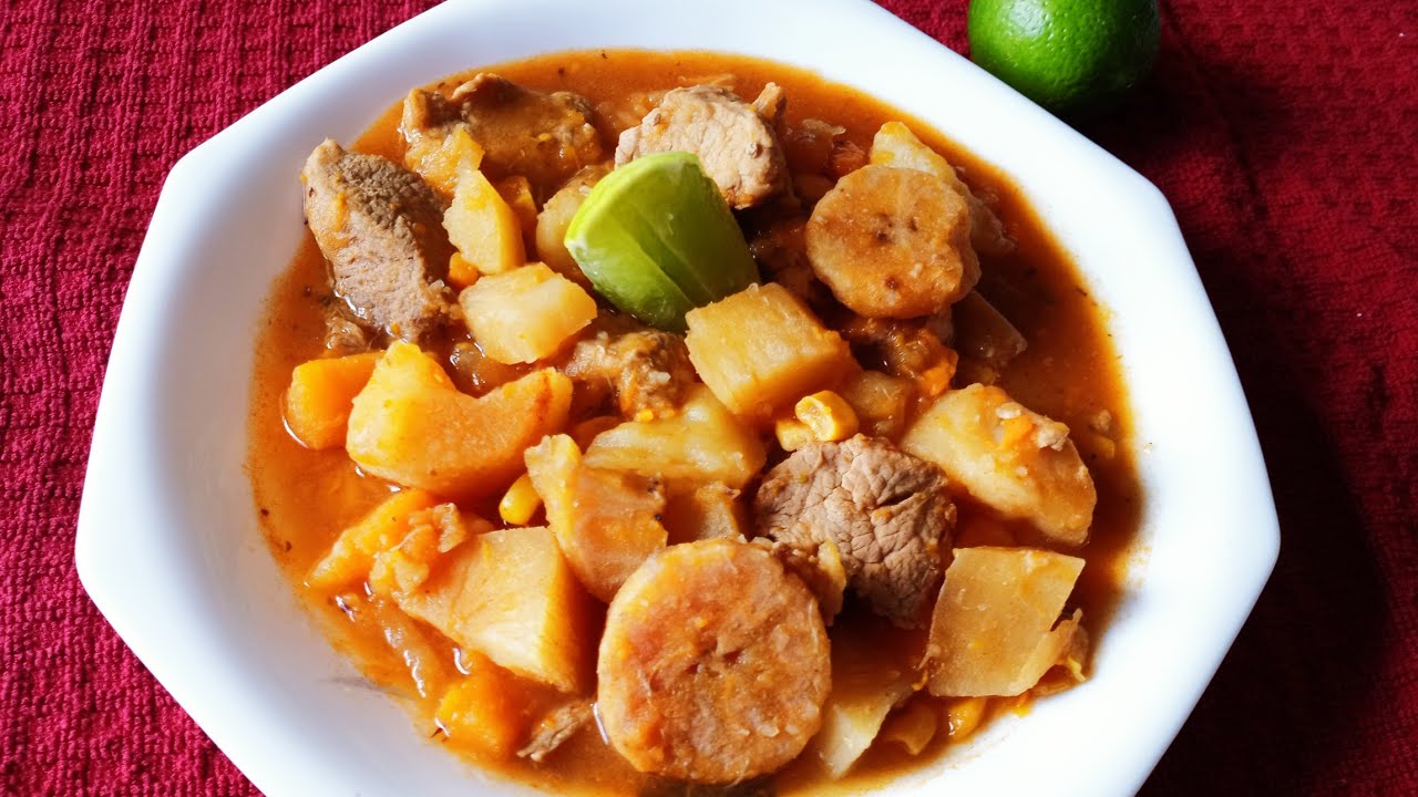 CALDOSA O AJIACO CUBANO,  receta cubana, Cocinando con Irina