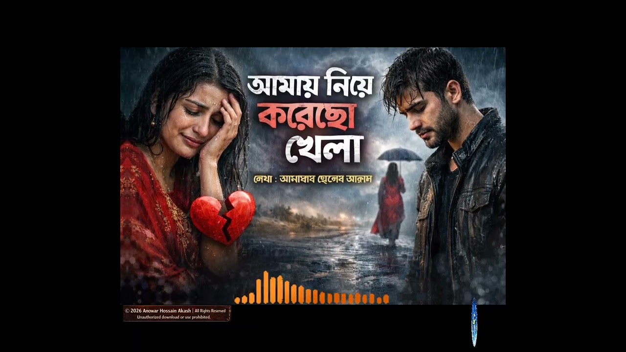 আমায় নিয়ে করেছো খেলা | Koster Gaan | New Bangla Sad Song 2026 | Lyrics : Anowar Hossain Akash