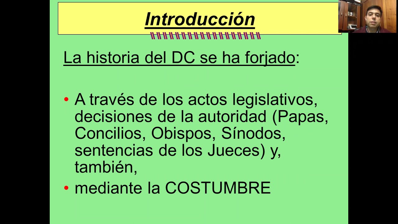 Derecho Canonico Historia