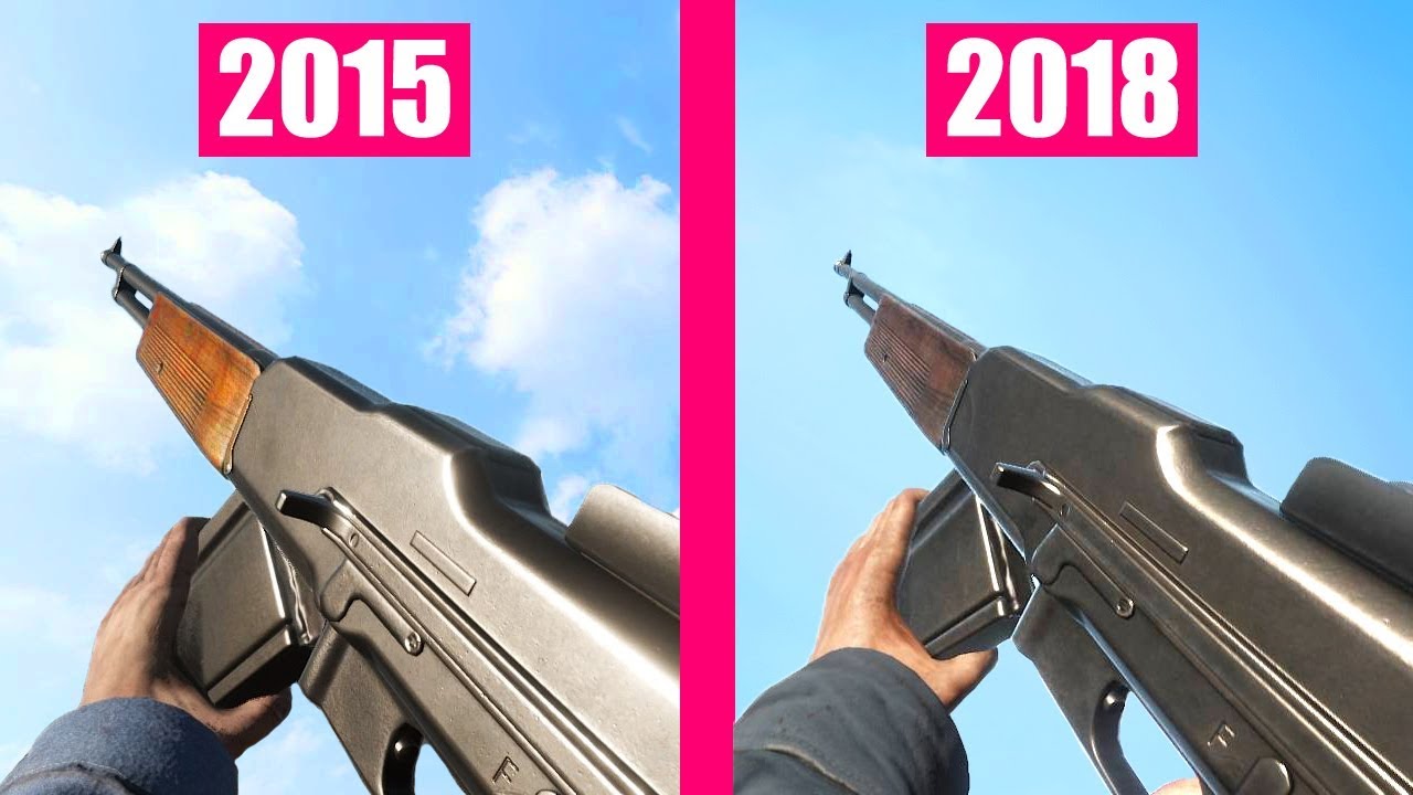 Verdun - OLD vs NEW Weapons Comparison