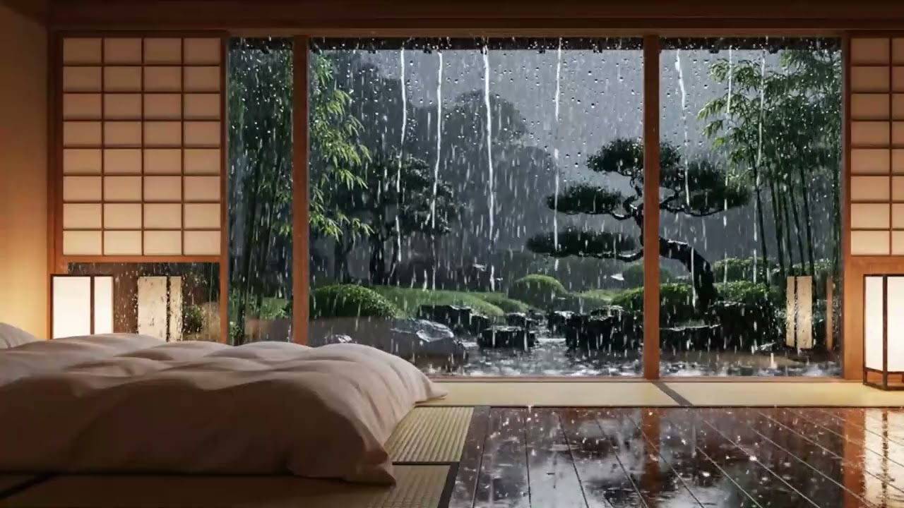 I Found the SECRET to Falling Asleep in 5 Minutes with HEAVY RAIN Sounds