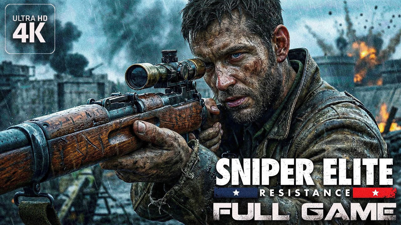 Sniper Elite Resistance｜Full Game Playthrough｜PC 4K Ultra