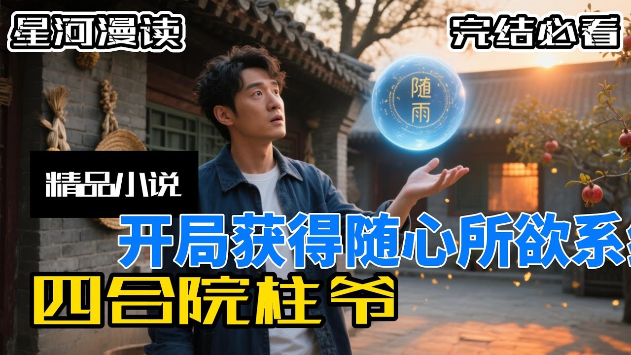 ✨全17H✨《四合院柱爷开局获得随心所欲系统》【精品完结】大头，外面吵吵什么呢这么热闹，停下，我下去看看！吁……#爽文 #一口气看完 #有声书 #种田文 #都市种田