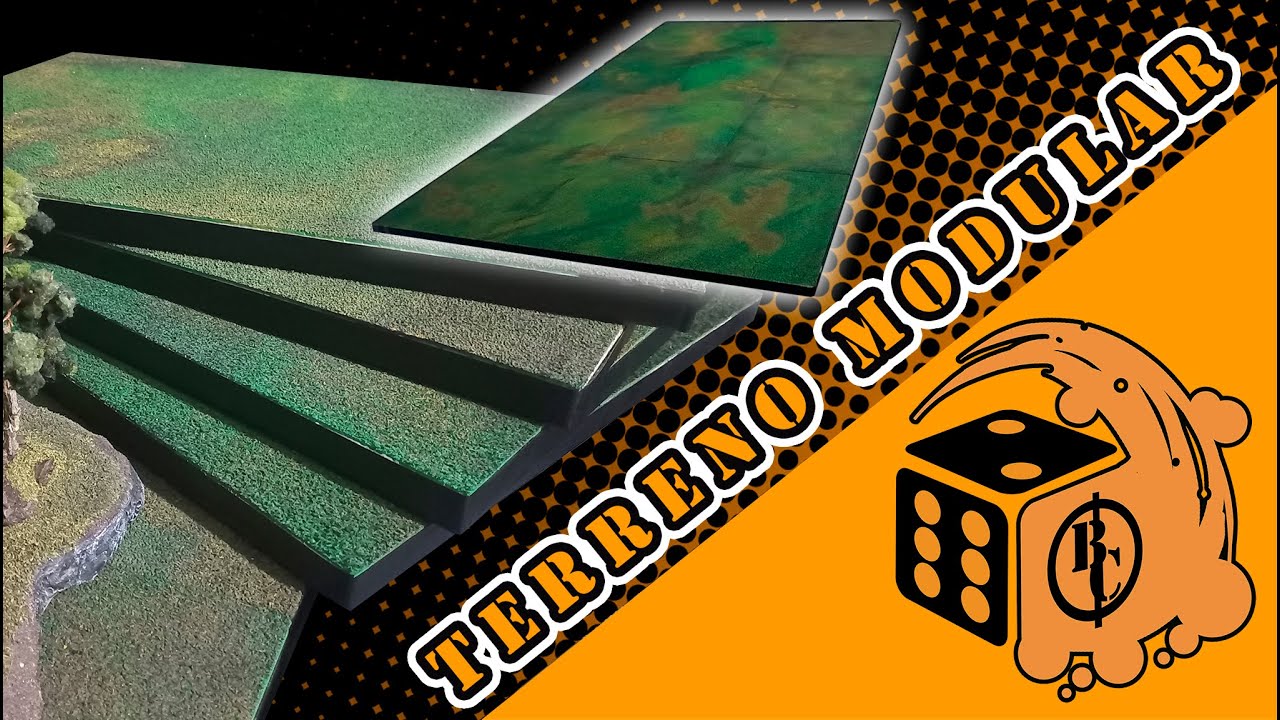 terreno modular para wargames; warhammer, bolt action, (como hacerlo)