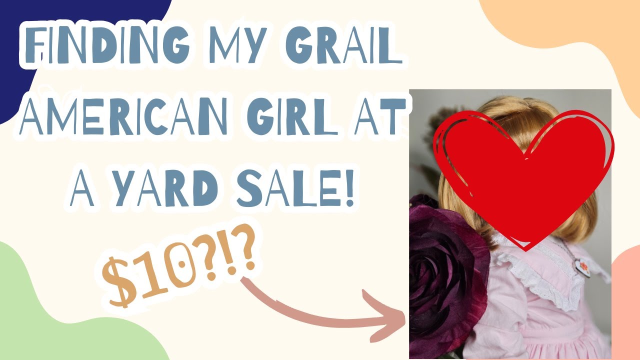 American Girl Doll Yard Sale Score! 4 dolls + outfits + more!!
