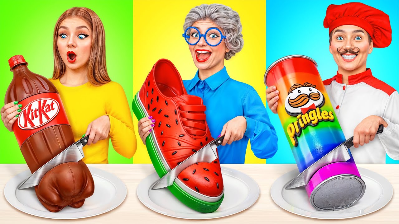 Кулинарный Челлендж: Я против Бабушки | Удивительные Кухонные Рецепты от Multi DO Smile