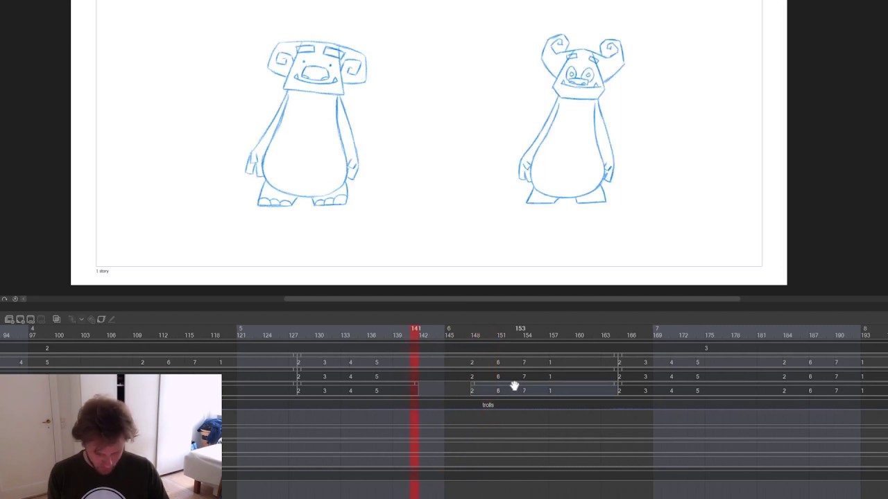 Clip Studio Paint EX Tutorial - Looping parts of the timeline. (pc & ipad)