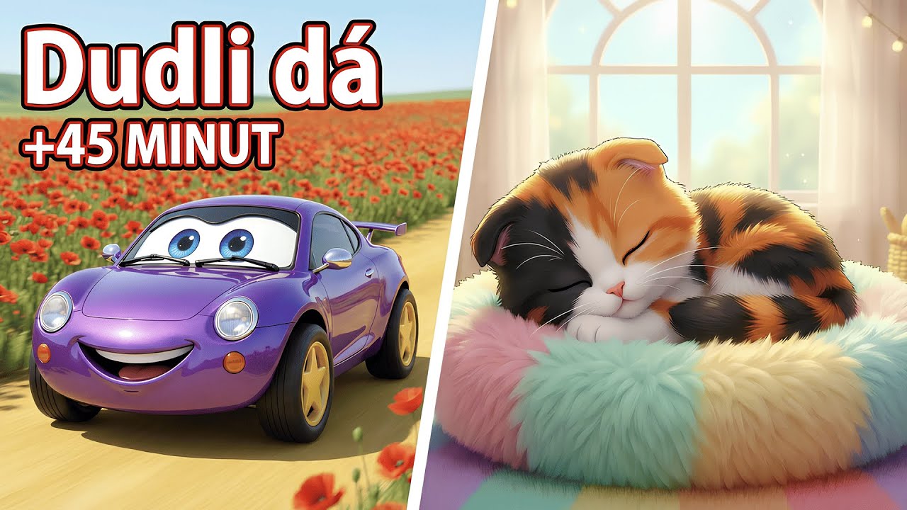 Písničky pro děti 45+ minut 🎶 | Kočička a další | Dudli dá