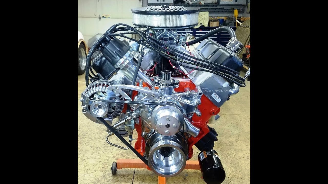 440 Chrysler Mopar Engine Building Part 11 - Water Pump, Alternator, Coil, Making Distributor Wires