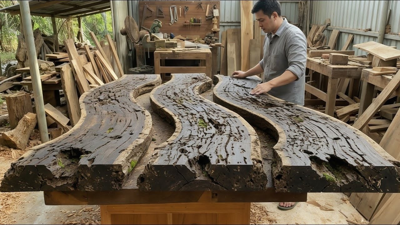 Turning Rough Hardwood Into a Stunning Handcrafted Coffee Table