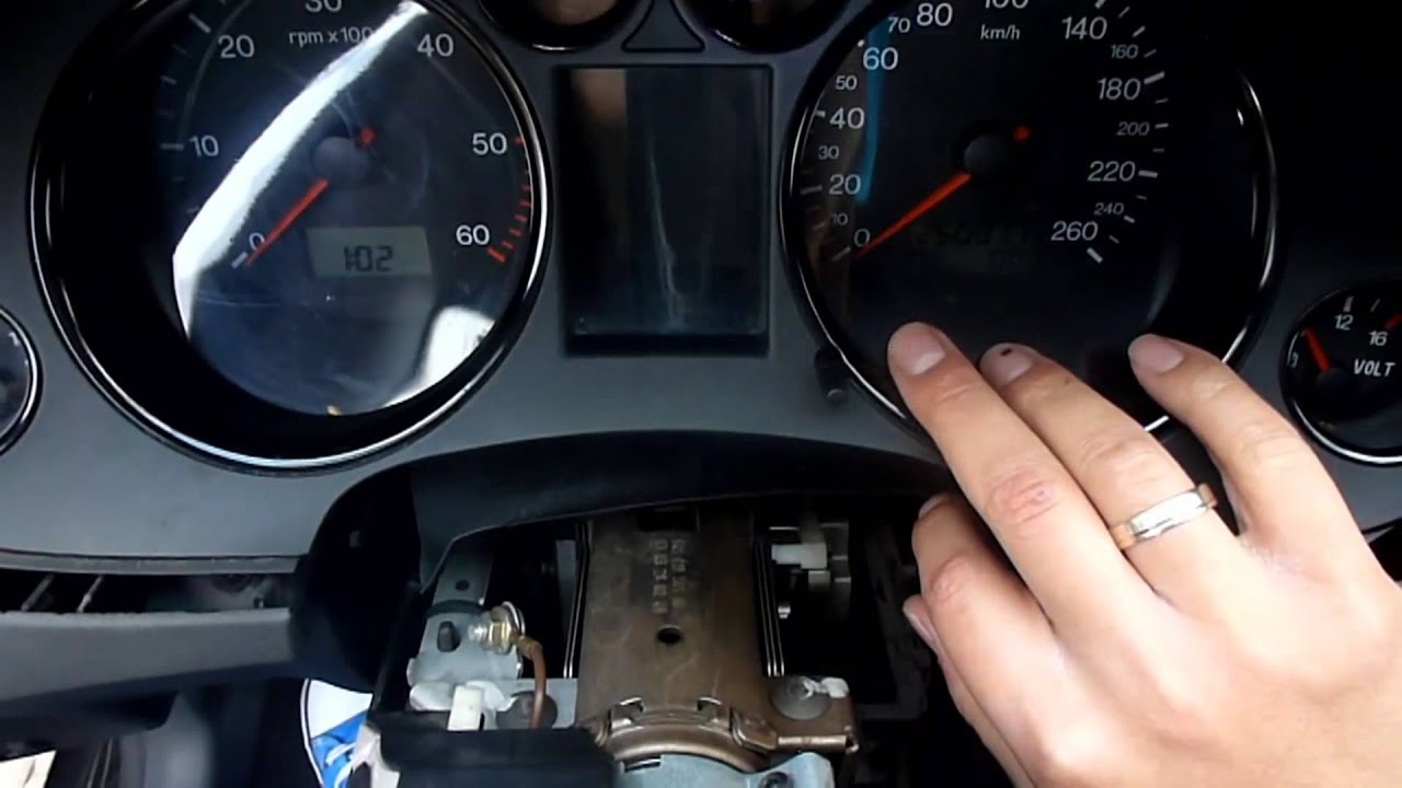 Demontaż licznika IBIZA 6L   How to remove instrument panel cluster IBIZA 6L