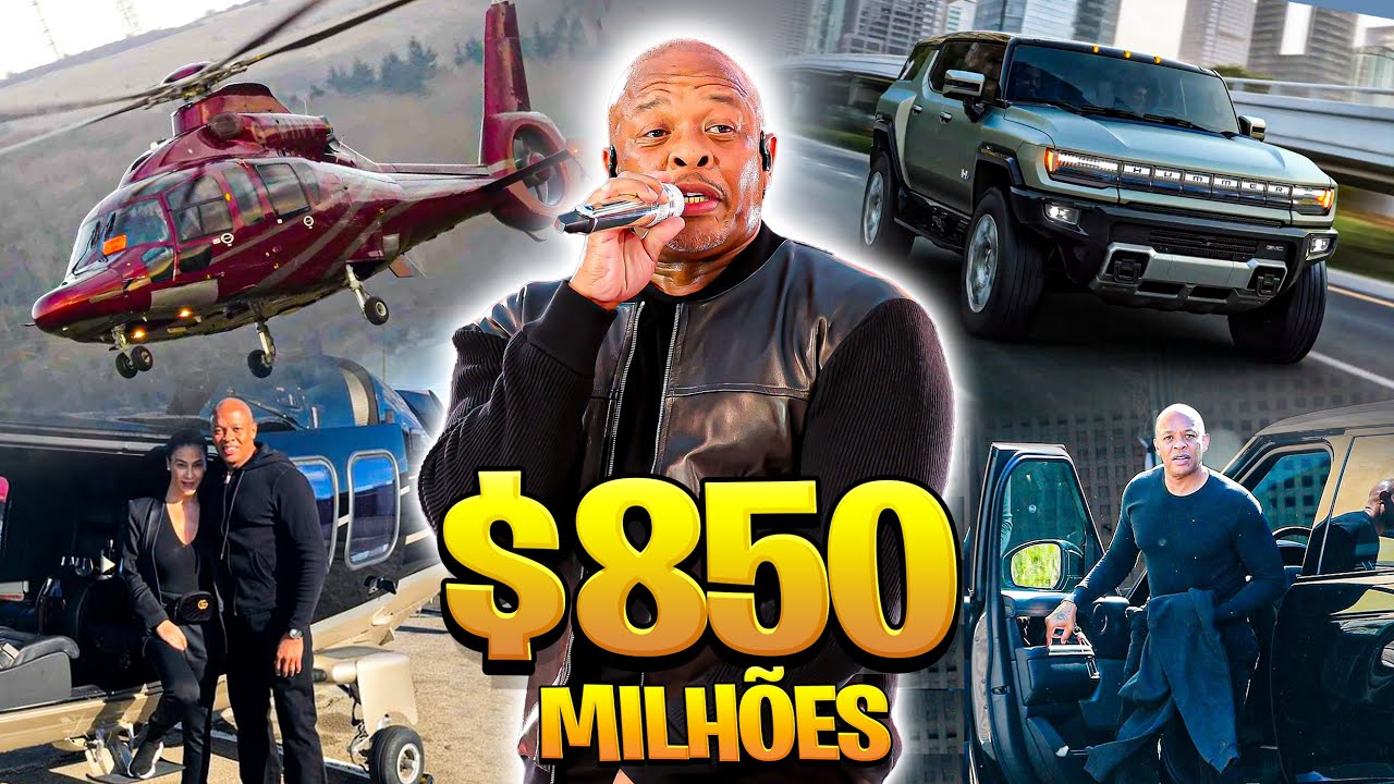 Essa é a vida luxuosa do rapper Dr. Dre (carreira, mansão, carros, luxos, negócios, fortuna...)