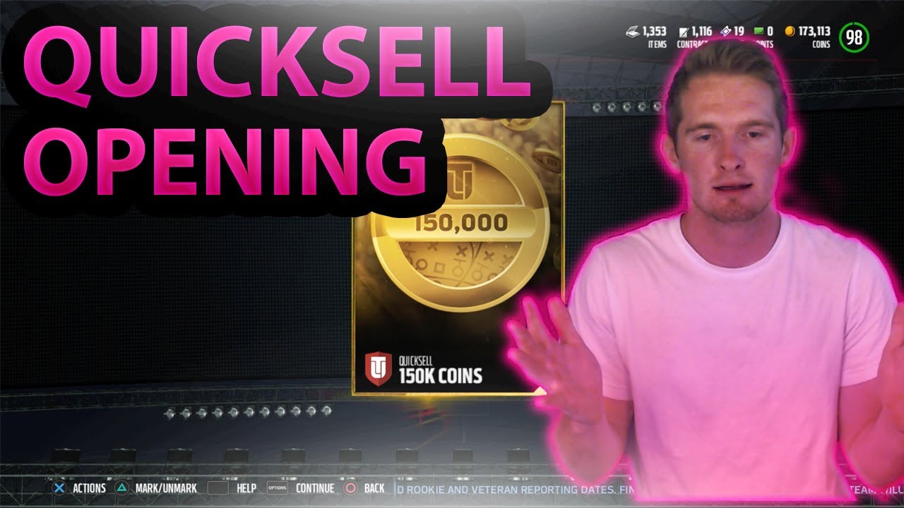 OPENING 36 QUICKSELLS | CAN YOU MAKE COINS OFF OF THESE | Madden 17 Quicksell Pack Opening