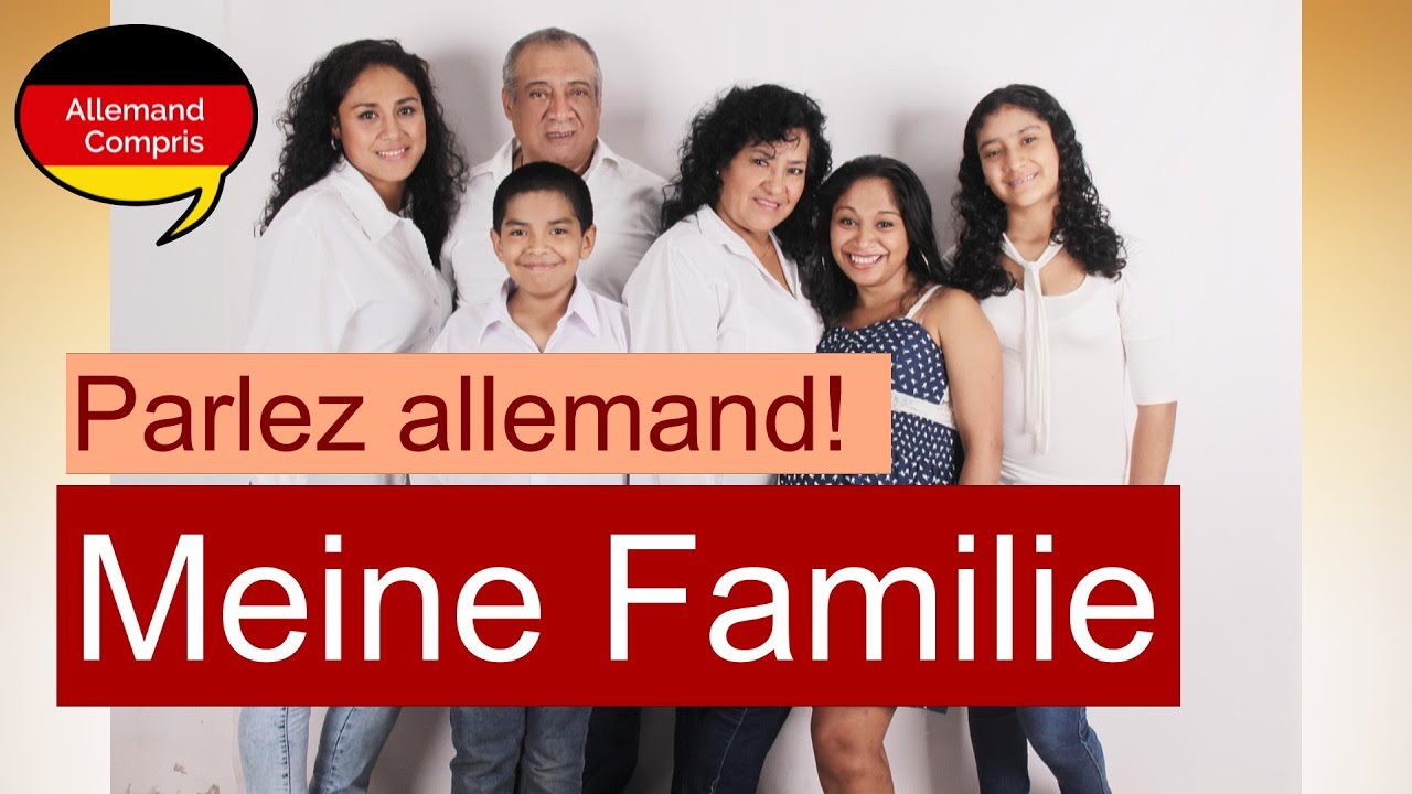 🇩🇪 Présentez votre famille | #apprendreallemand