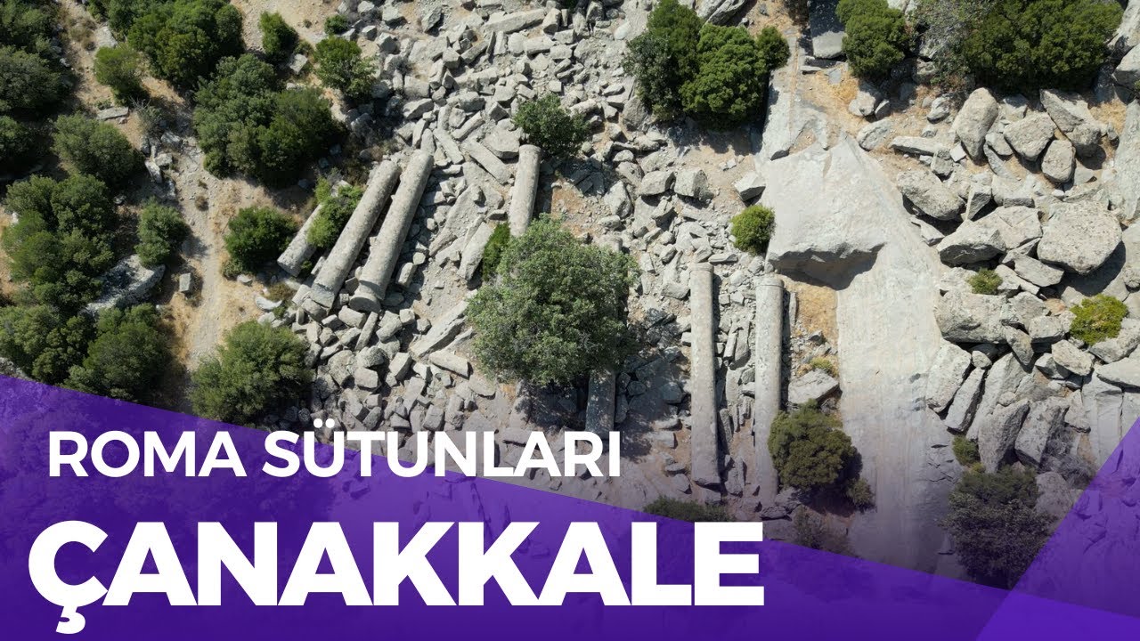 ÇANAKKALE'NİN SAKLI HAZİNELERİ 2. BÖLÜM. YAMAHA TENERE 700 İLE PEMBE GÖL'DEN ANTİK ROMA SÜTUNLARINA.