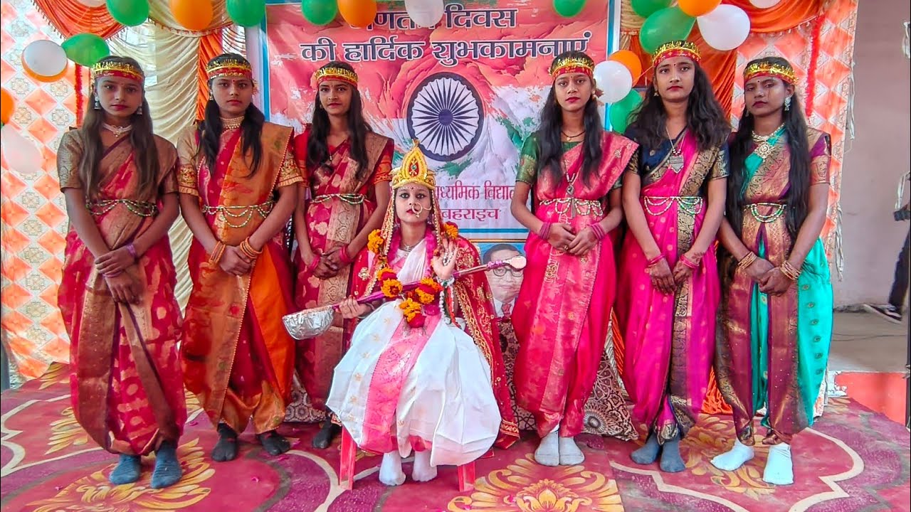 हे हंस वाहिनी मां शारदा भवानी (सरस्वती वंदना) #school #function #15august 