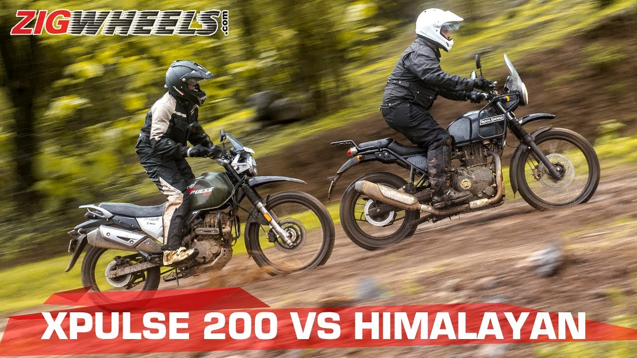 🏍Royal Enfield Himalayan 🆚 🏍Hero XPulse 200 | Comparison Test | ZigWheels.com