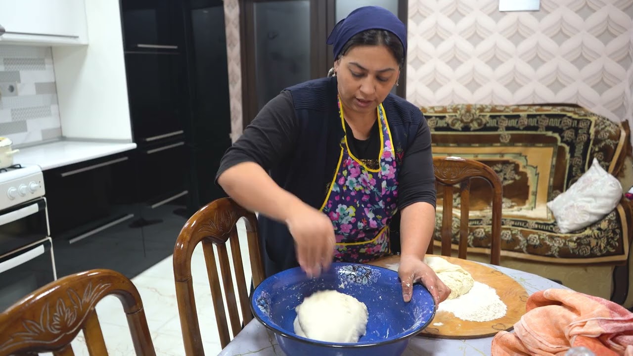 Recipe for Azerbaijani Fragrant Homemade Bread and Potato Pie