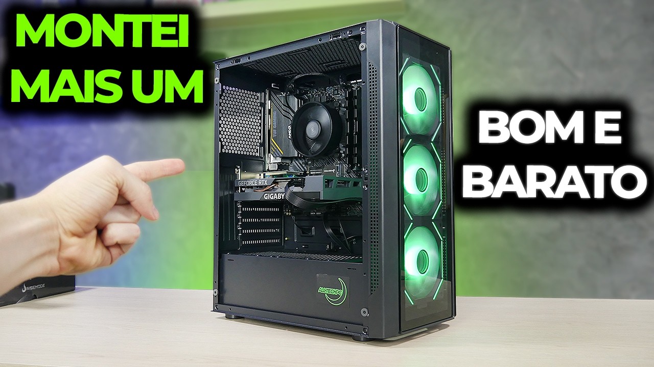 MONTEI UM PC GAMER CUSTO BENEF&Iacute;CIO 2026 PARA MIM! (BOM E BARATO)!