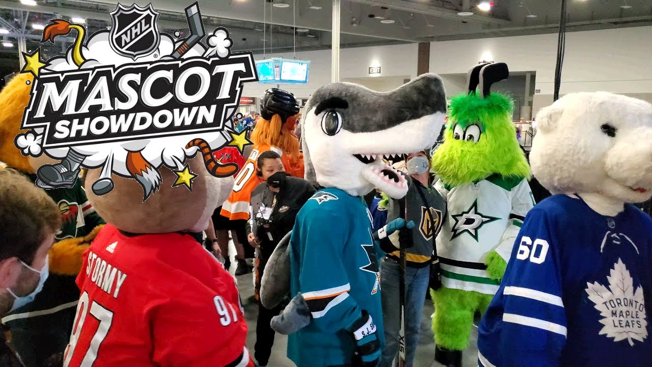 [4K] 2022 NHL All Star Mascot Showdown - Skills Competition, Hardest Shot, Accurate Shooter.
