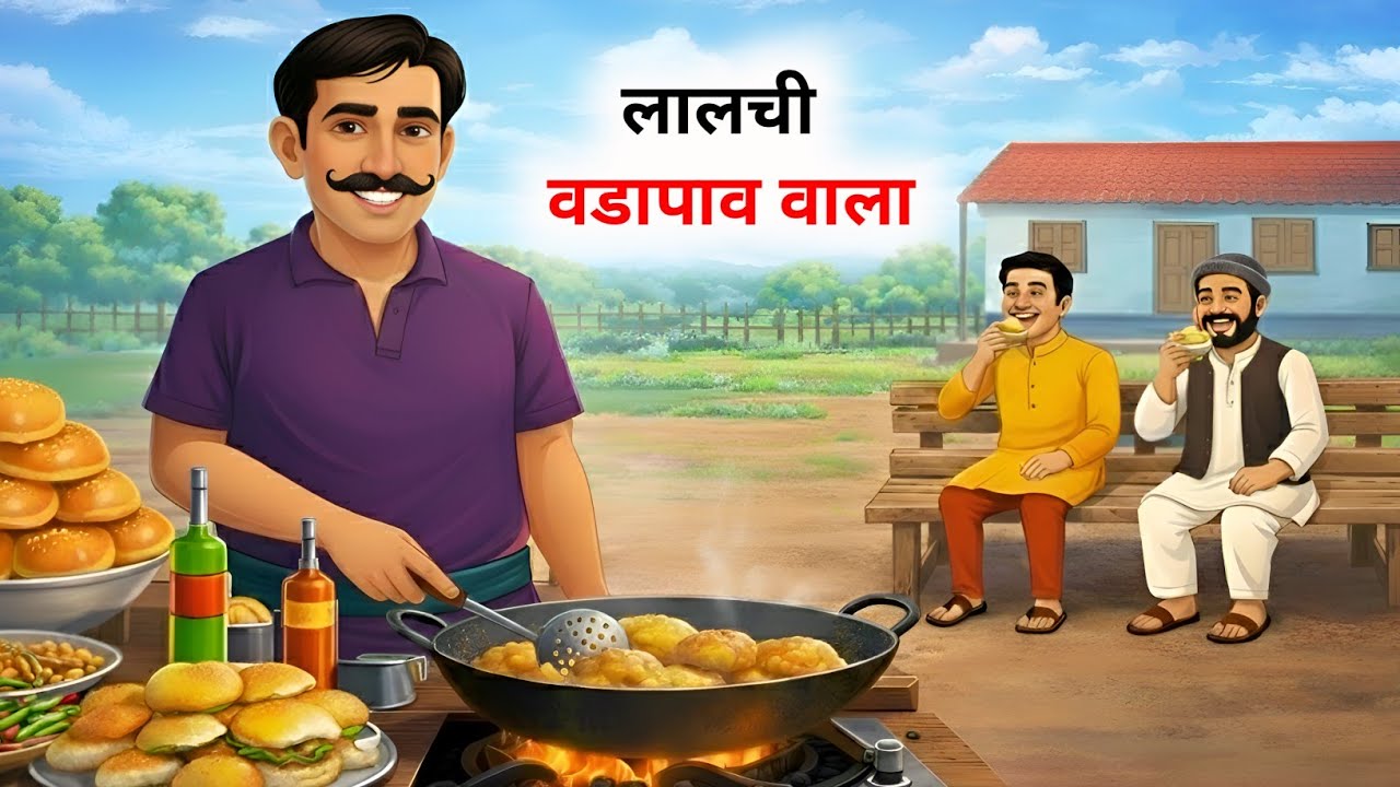 लालची वडापाव वाला || LALCHI VADA PAV WALA || moral kahaniya || New hindi stories || Story tv hd 