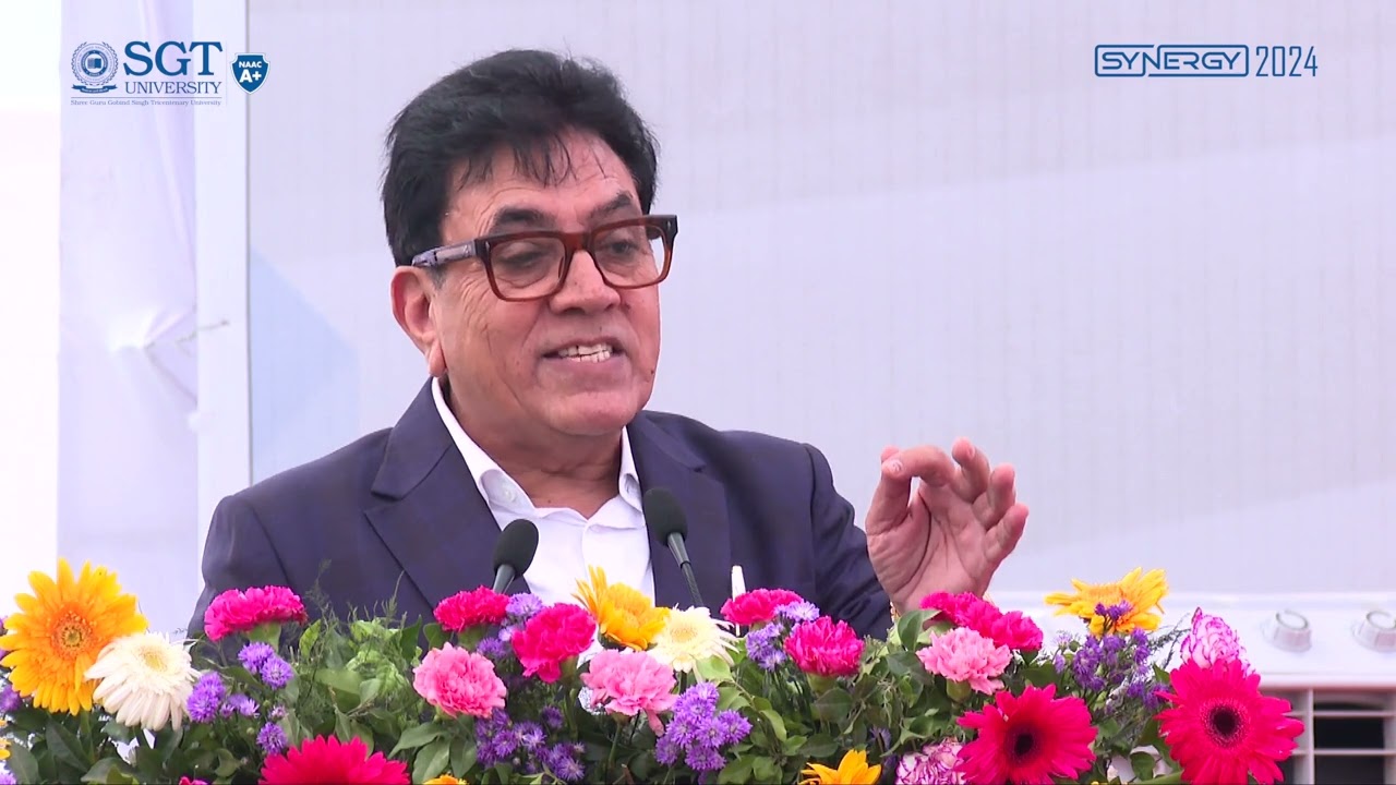 B.R. Sikri: Full Speech | Synergy 2024 | SGT University