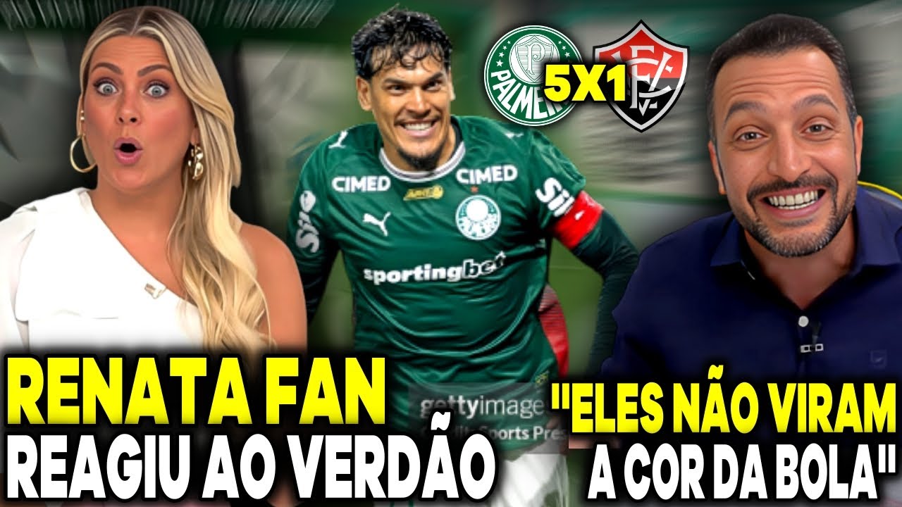 RENATA FAN E EDU DRACENA SE RENDEM AO VERDÃO! JOGO ABERTO PALMEIRAS ''CORINTHIANS QUE SE PREPARE..''