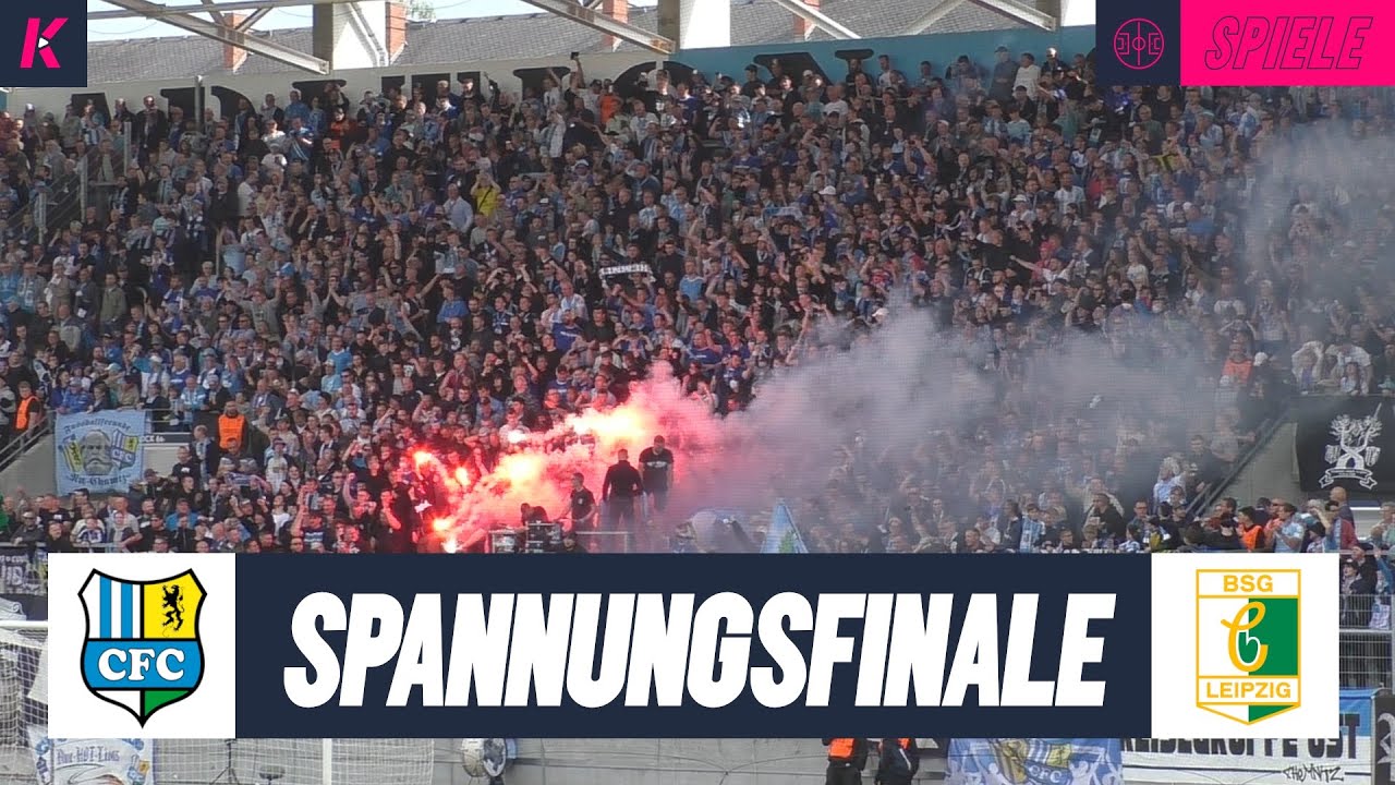 Rekord-Pokalsieger Chemnitz schl&auml;gt Chemie in packendem Finale! | Chemnitzer FC - BSG Chemie Leipzig