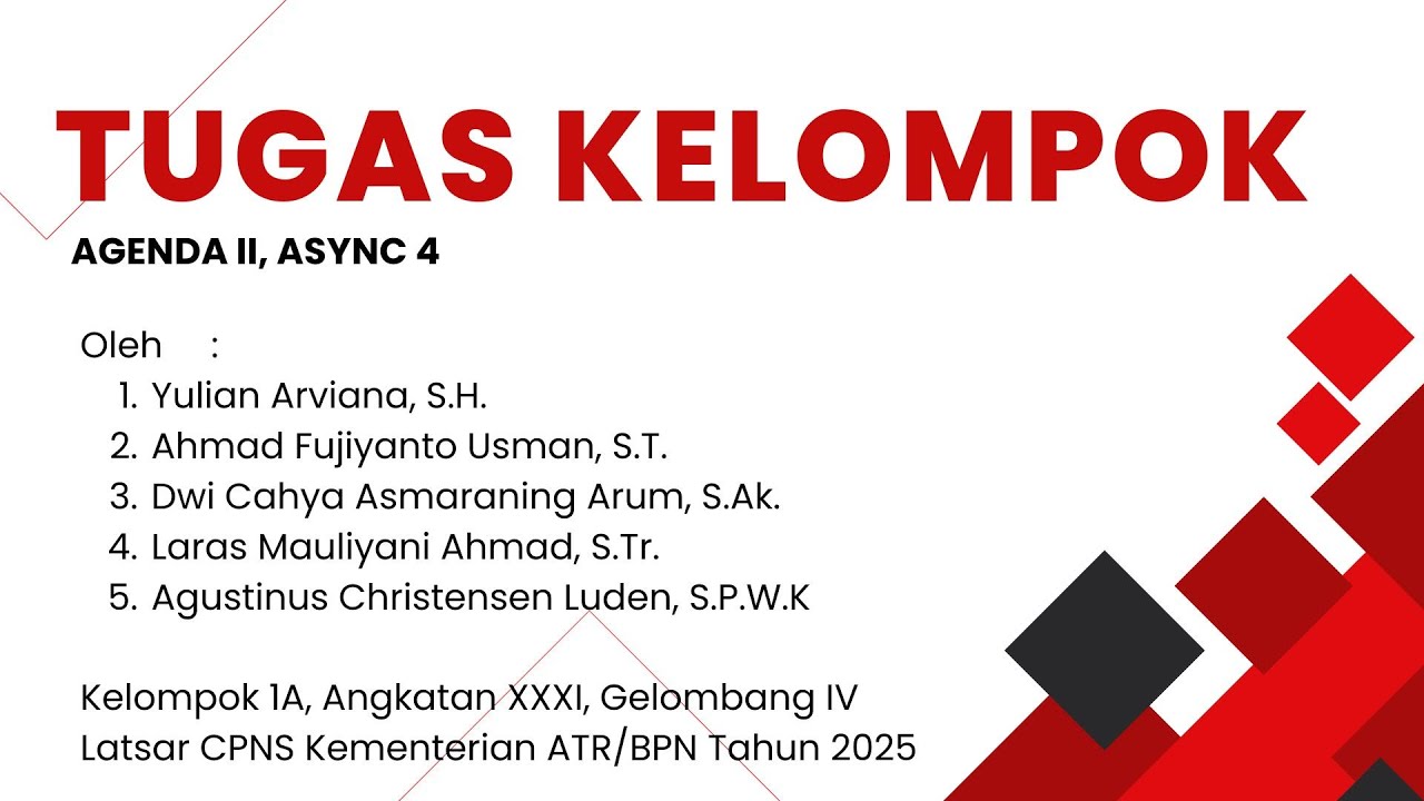 Tugas Kelompok, Agenda II, Async Ke-4