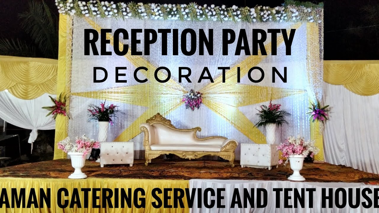 #receptionparty Aman Catering Service And Tent House.