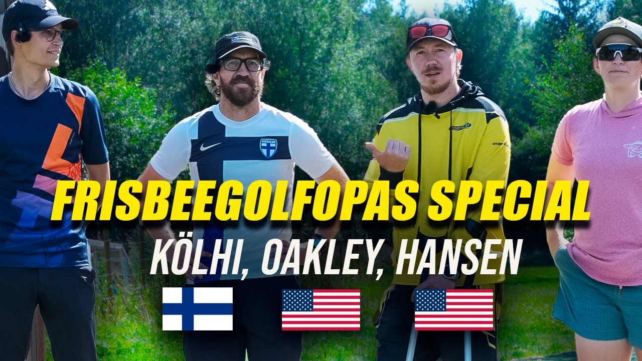 Eric Oakley, Ella Hansen, Eeka Kölhi | FRISBEEGOLFOPAS SPECIAL