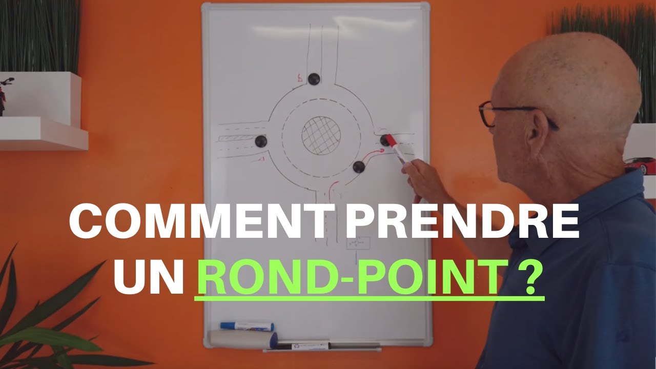 PRENDRE UN ROND POINT (GIRATOIRE) EN VOITURE ET À MOTO