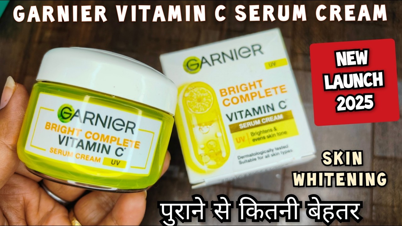 Garnier Bright Complete Vitamin C Serum Cream Review 2025 | garnier vitamin c serum cream
